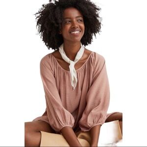 H&M Airy Mini Old Rose Pink Mini Dress Size Small